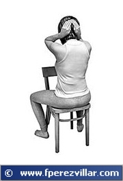 Auto - Reiki a la nuca.