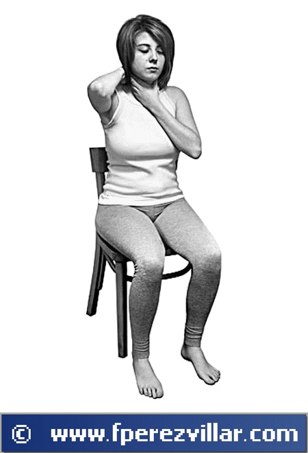 Auto - Reiki a la garganta - delante y detr�s - 5 chakra.