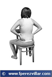 Auto - Reiki en las caderas.