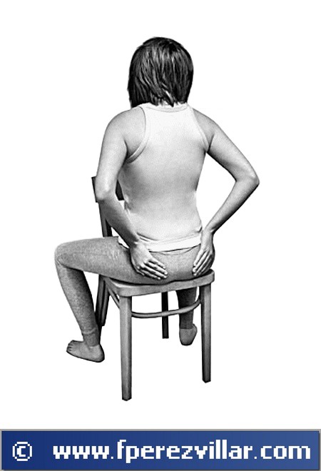 Auto - Reiki en los gl�teos.